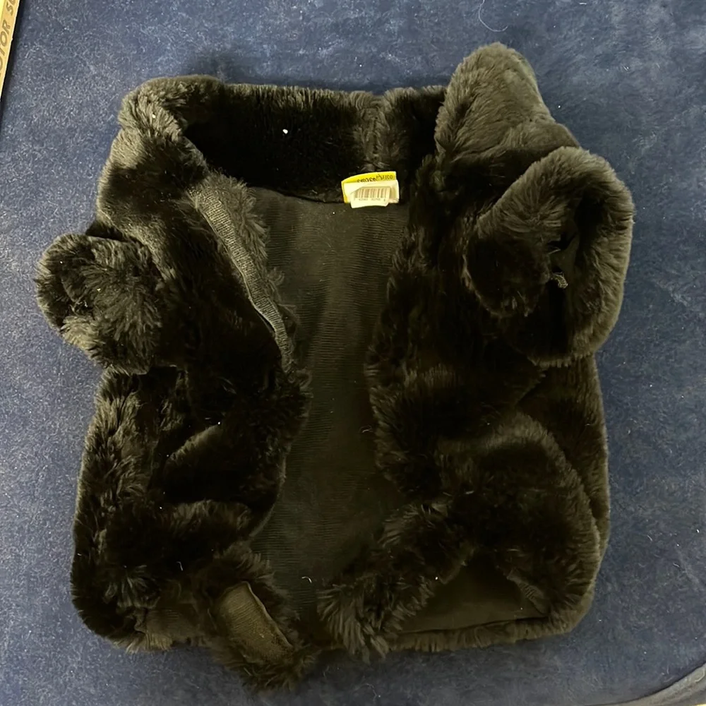 Small Black Dog Coat - Picture 2 of 5